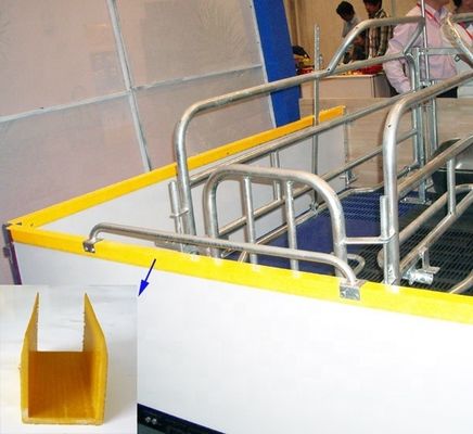 Τεχνική Πλυσταρισμός C-Κανάλι GFRP από υαλωσίνες για προστασία / κάλυψη άκρων 30 mm