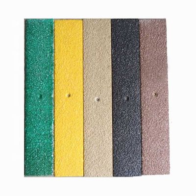 Υπηρεσία επεξεργασίας κοπής 50mm 90mm 100mm Wide Antislip FRP Fiberglass Decking Strip