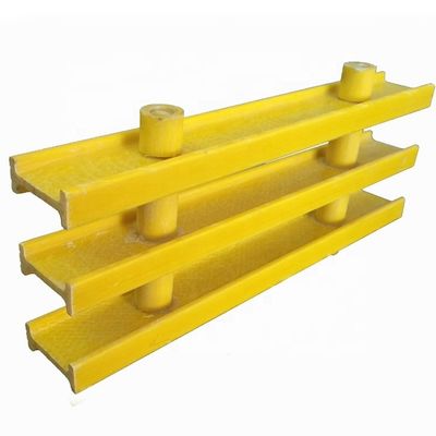 Ελαφρύ FRP Fiberglass Grating Walkway Σχεδιασμένο για πλαστικές εφαρμογές πεζοδρόμου