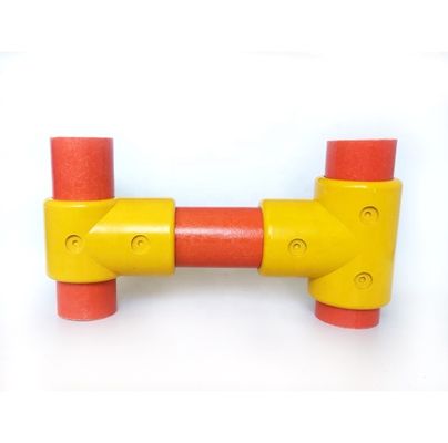 Βιομηχανικό στυλ 50mm FRP χειροπέδες/σύστημα φράχτη GRP χειροπέδες