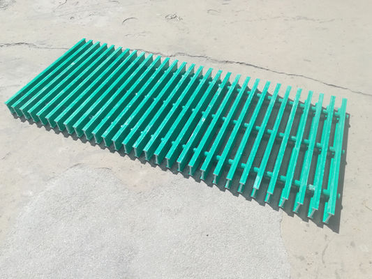 Προσαρμοσμένο μέγεθος πλέγματος Pultruded FRP GRP πλαστική τσίτα από γυαλί ίνες για τις υπηρεσίες κοπής