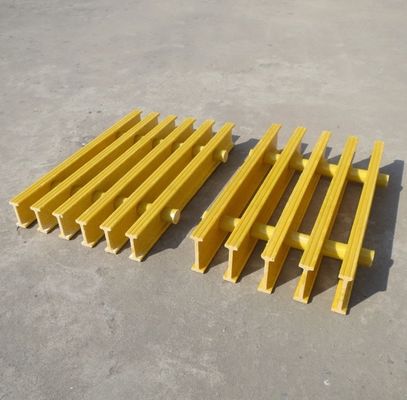 40% 80% ανοικτή περιοχή FRP Pultruded Fiberglass Grating με ευρύ φάσμα εφαρμογών