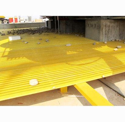 40% 80% ανοικτή περιοχή FRP Pultruded Fiberglass Grating με ευρύ φάσμα εφαρμογών