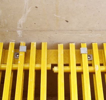 40% 80% ανοικτή περιοχή FRP Pultruded Fiberglass Grating με ευρύ φάσμα εφαρμογών