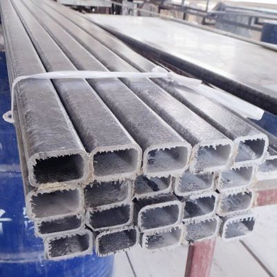 30mm Fiberglass ορθογώνιο σωλήνα ελαφρύ FRP σωλήνα για χειριστή χόκεϊ πάγου και περισσότερα