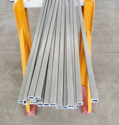 30mm Fiberglass ορθογώνιο σωλήνα ελαφρύ FRP σωλήνα για χειριστή χόκεϊ πάγου και περισσότερα