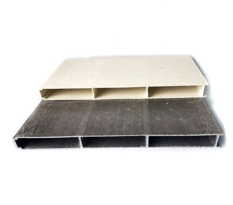 Προσαρμοσμένο ανοικτό χώρο Pultruded Fiberglass Grating για αντιαλίσθητο πάτωμα GRP FRP Decking