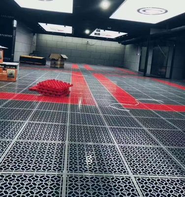 40x40x4.0cm PP Interlocking Plastic Mat για εύκολο πλύσιμο αυτοκινήτων και κάλυψη δαπέδου γκαράζ