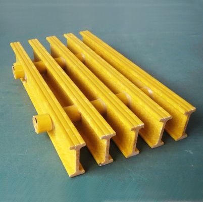 Αντικαλπιστικό πάτωμα FRP από γυαλί ίνες 25 mm 38 mm για περπάτημα και κάλυψη χαρακωμάτων