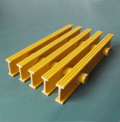 25 mm 38 mm GFRP Fiberglass Pultruded FRP Γκαράζ για το πάτωμα