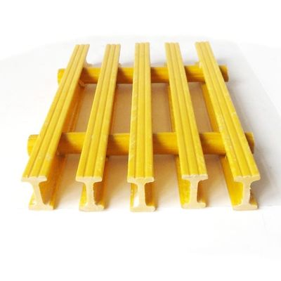 25 mm 38 mm GFRP Fiberglass Pultruded FRP Γκαράζ για το πάτωμα