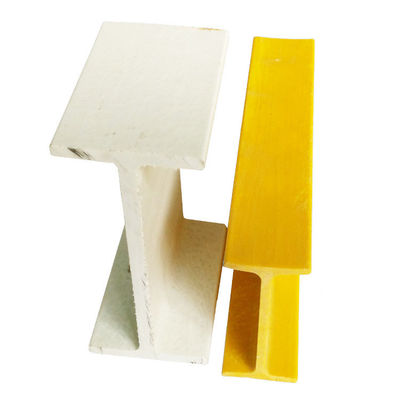 Προφίλ σχήματος FRP Fiberglass I σε διάφορες προδιαγραφές προσαρμοσμένα με χρώματα