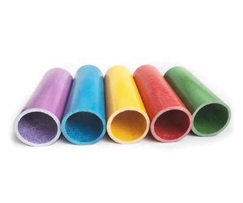 Τεχνική Pultrusion Προσαρμοσμένο Insulted FRP Pole Φράχτης Post Fiberglass σωλήνα για φράχτη