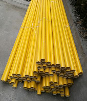 Τεχνική Pultrusion Προσαρμοσμένο Insulted FRP Pole Φράχτης Post Fiberglass σωλήνα για φράχτη