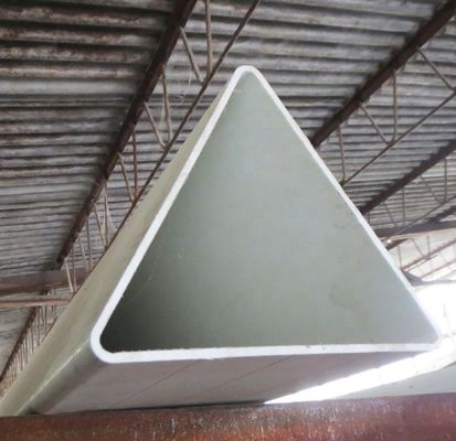Λιπαρά 180mm FRP τριγωνικά προφίλ ίνες γυαλί τριγωνικό προφίλ GFRP γωνιακή τομή