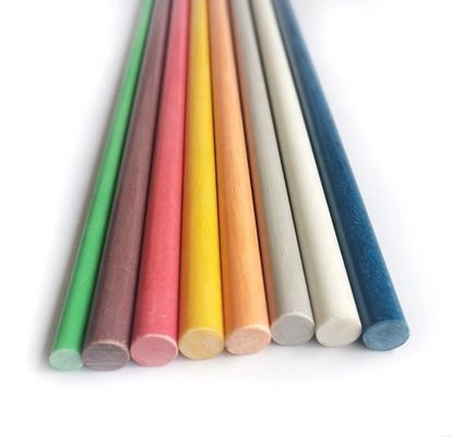 10mm 11mm 12mm 16mm 18mm 25mm Πυροβολισμένη σύνθετη ράβδος ινών γυαλιού για στήριξη δομών