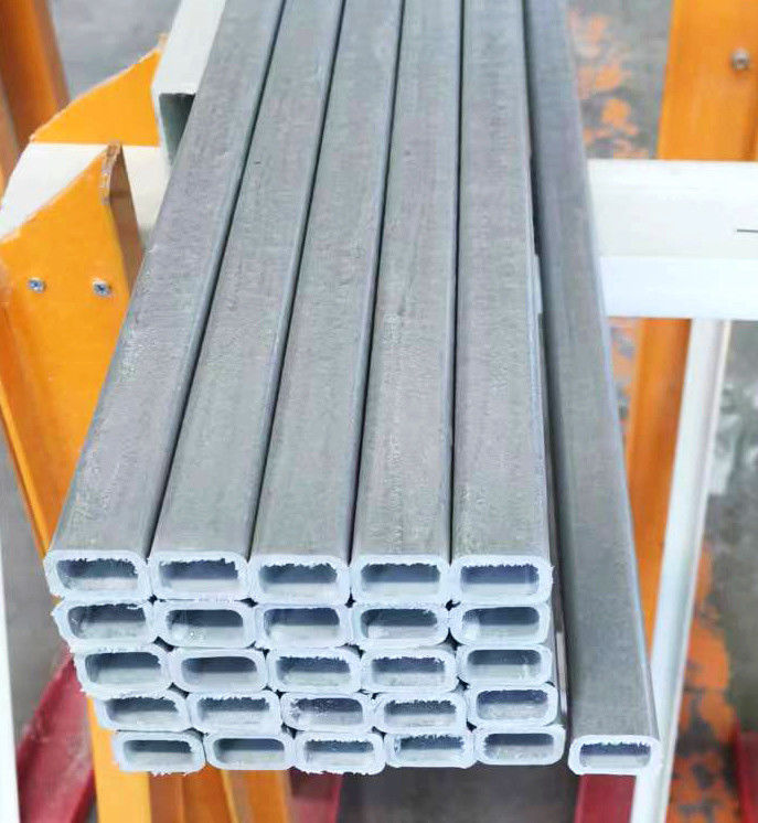 30mm Fiberglass ορθογώνιο σωλήνα ελαφρύ FRP σωλήνα για χειριστή χόκεϊ πάγου και περισσότερα