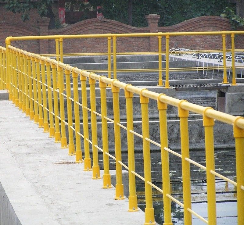 Βιομηχανικός σχεδιασμός δαπέδου 50 mm στρογγυλό σχοινί FRP για μονάδα επεξεργασίας λυμάτων