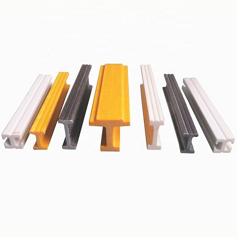 Προφίλ σχήματος FRP Fiberglass I σε διάφορες προδιαγραφές προσαρμοσμένα με χρώματα